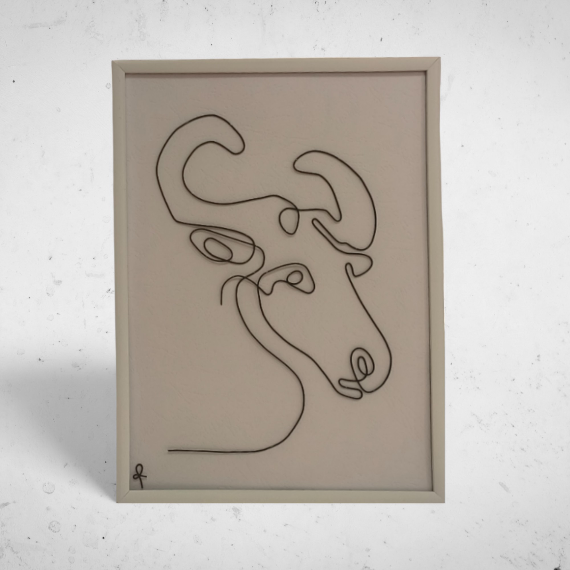 Tablou din sarma Zodie Capricorn