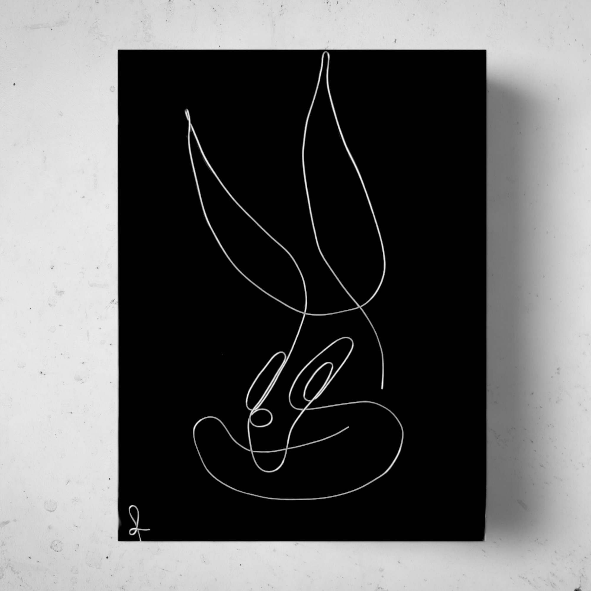 Tablou din sarma Bucks bunny