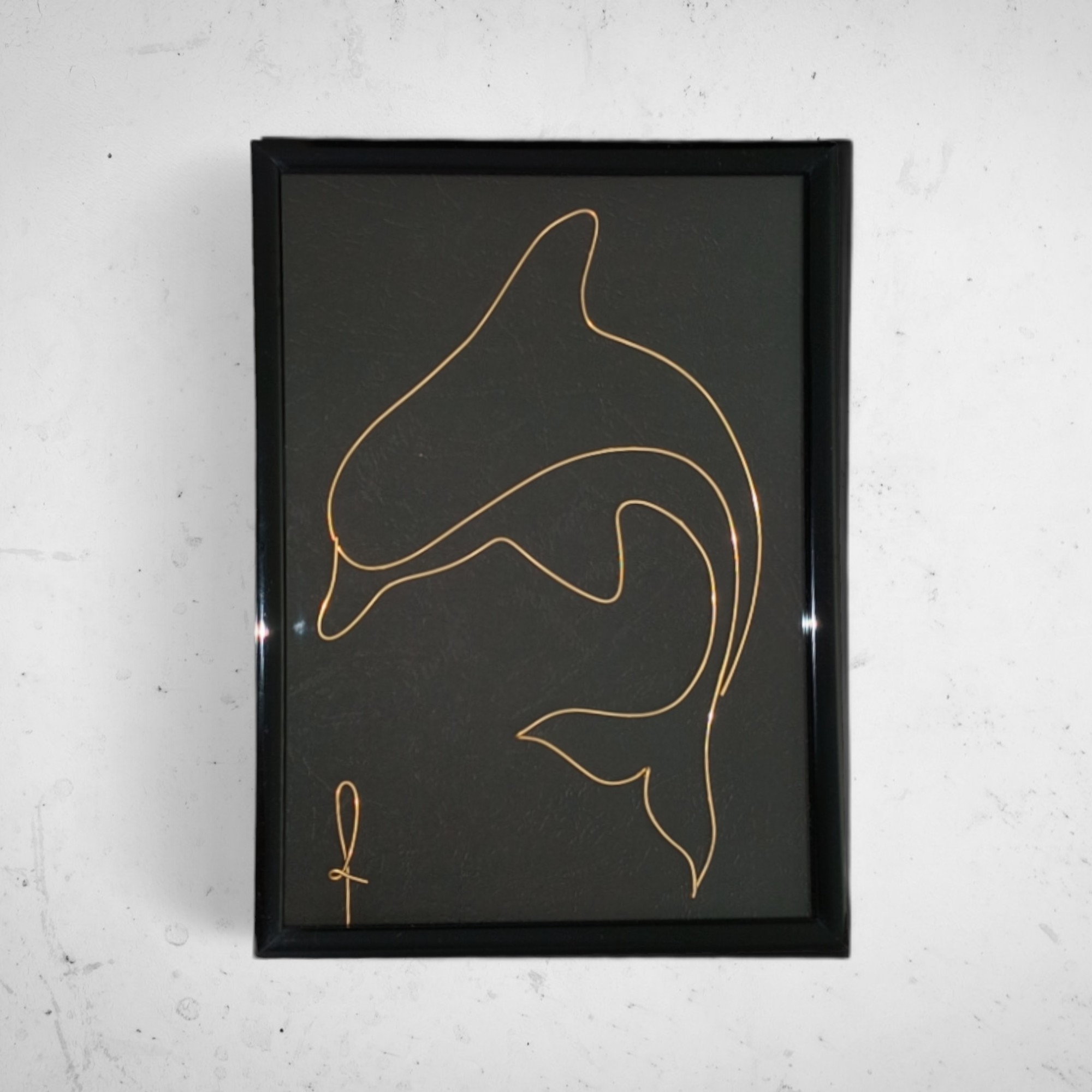 Tablou din sarma Delfin 2