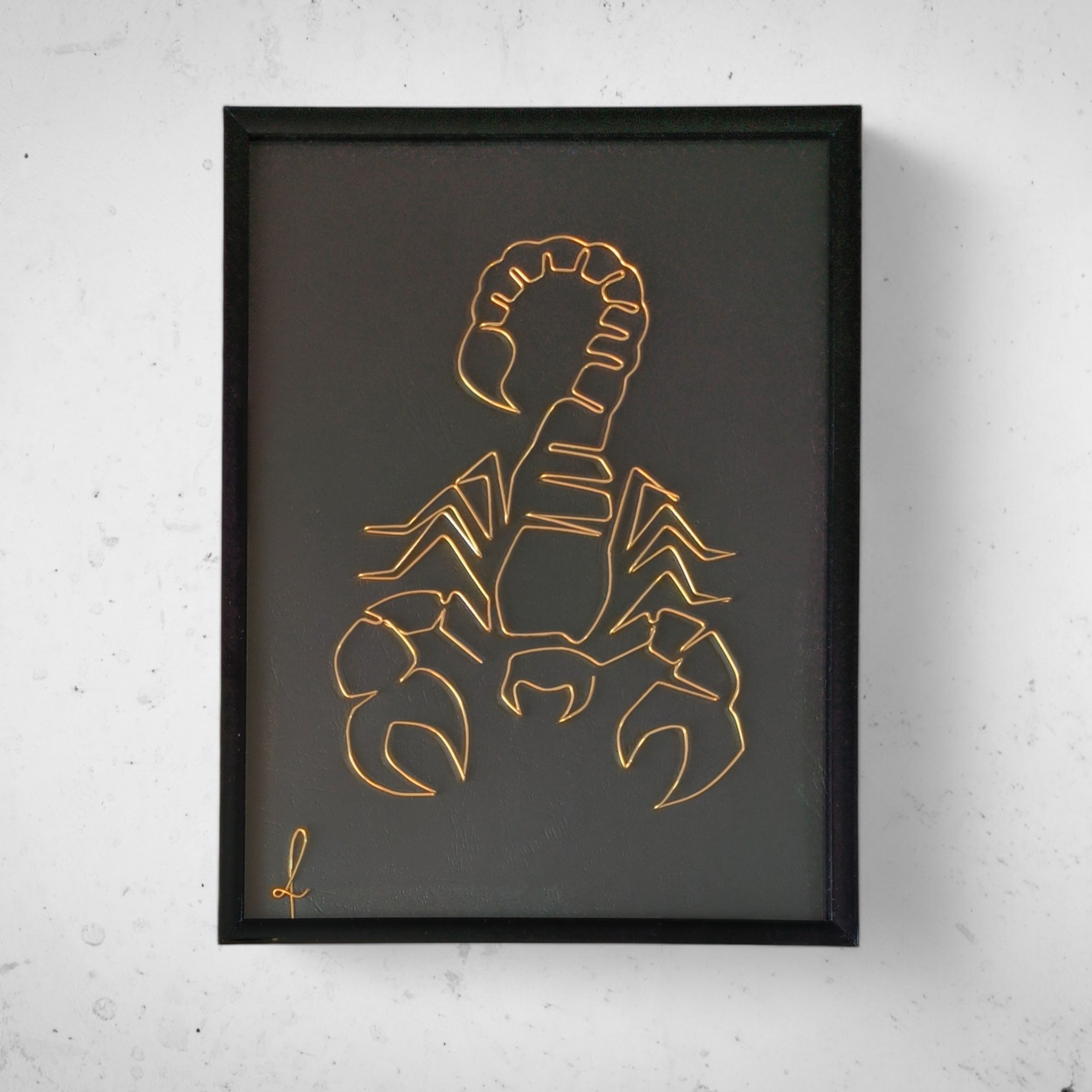 Tablou din sarma Zodie Scorpion 3