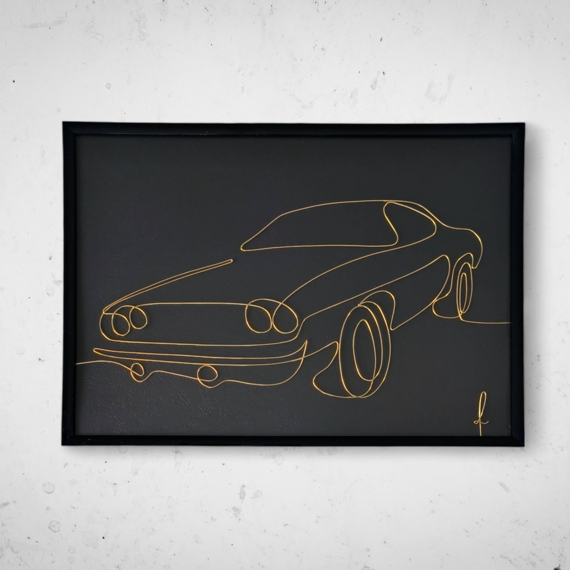Tablou din sarma Masina Dodge