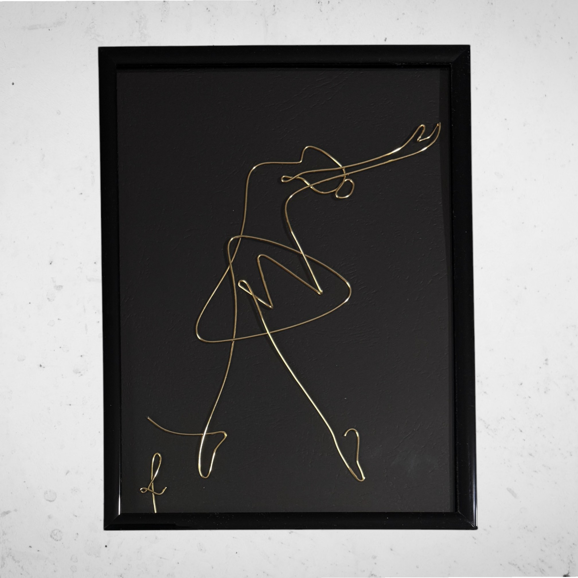 Tablou din sarma Balerina 5
