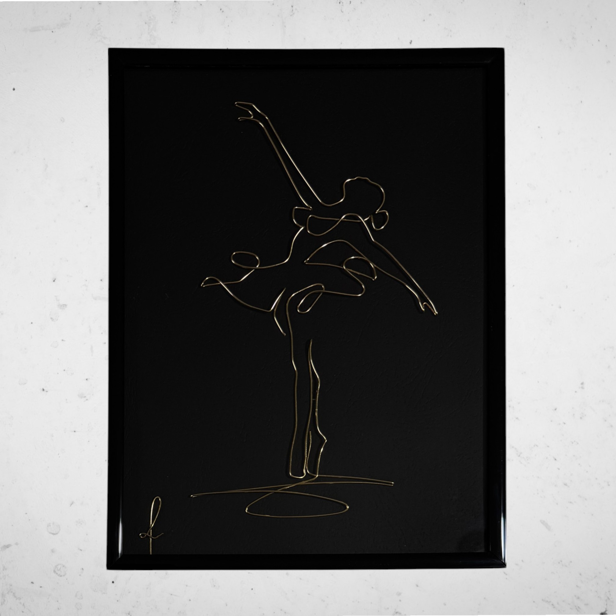 Tablou din sarma Balerina 6