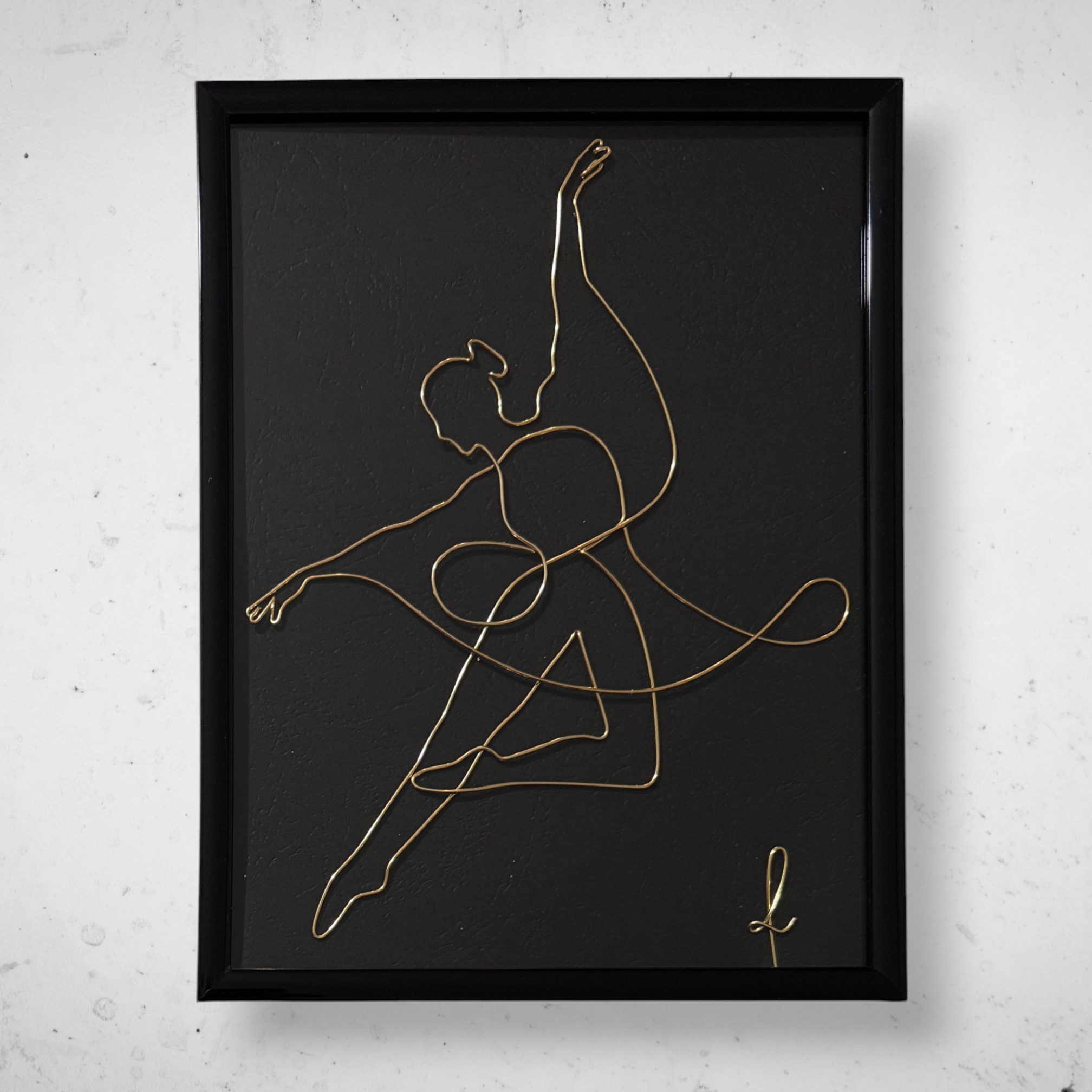 Tablou din sarma Balerina 4