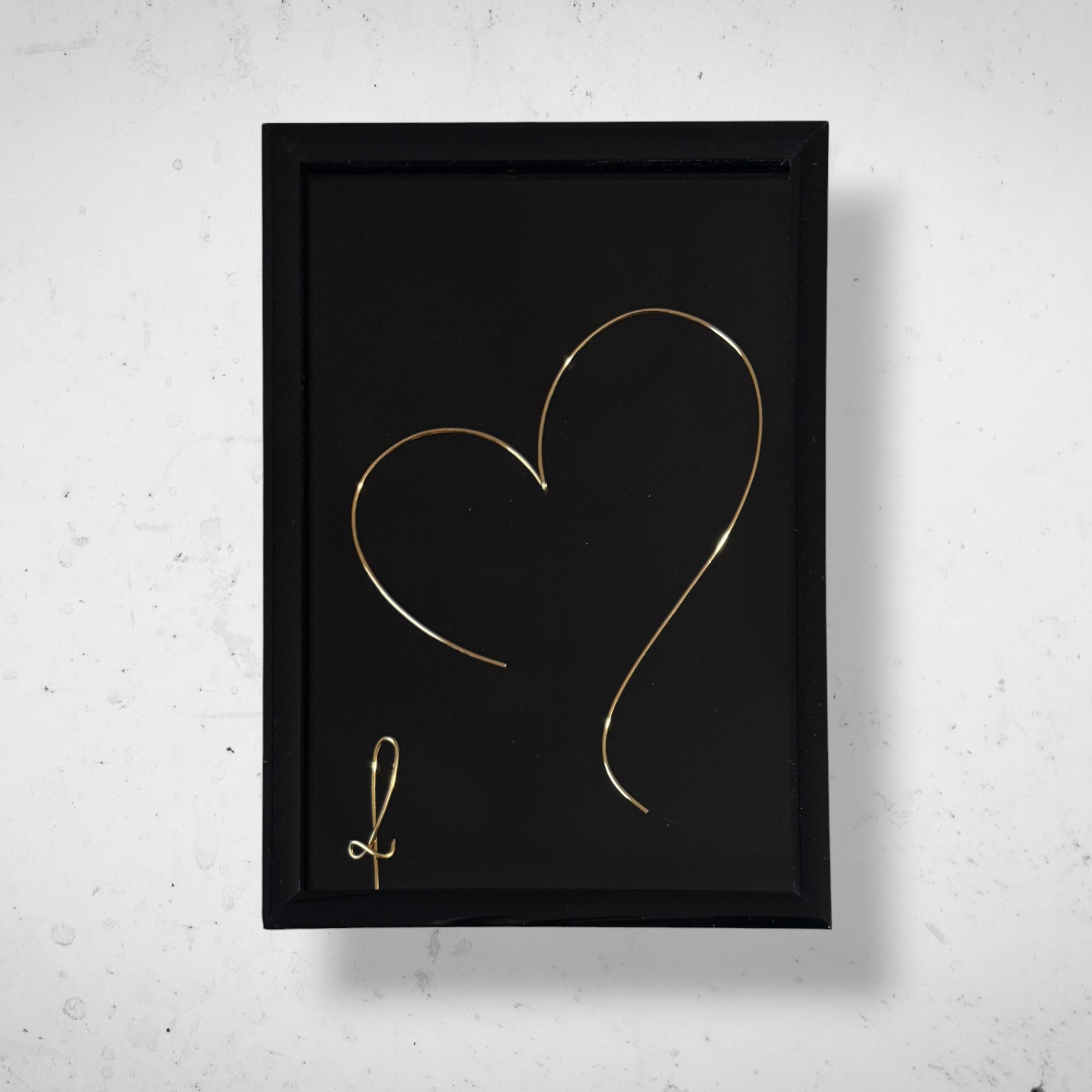 Tablou din sarma Inima simpla